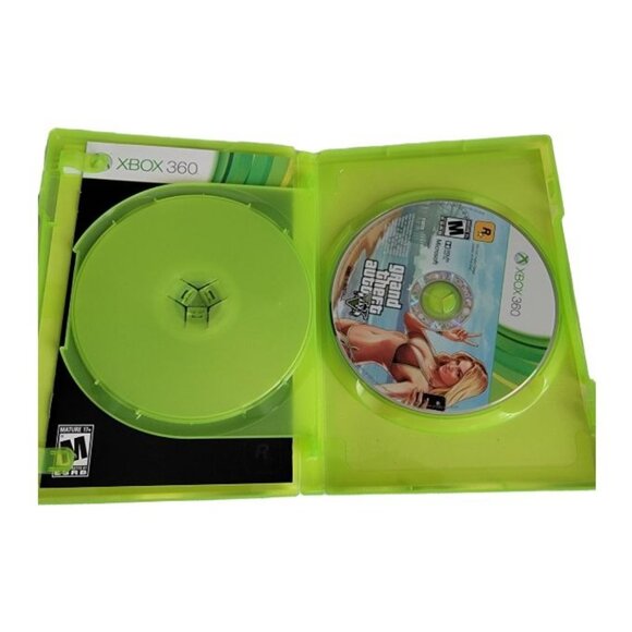 Grand Theft Auto V Five 5 Xbox 360 GTA Video Game 2 Disc Includes Case Manual - Picture 4 of 4